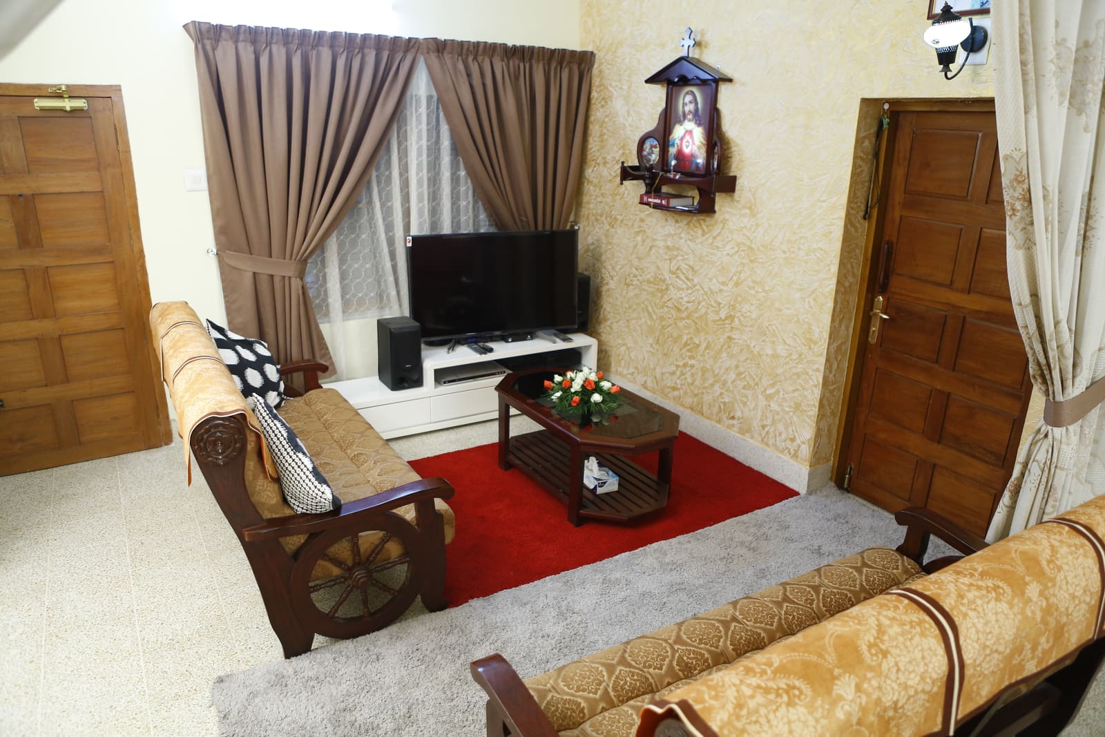 The ground floor living room
