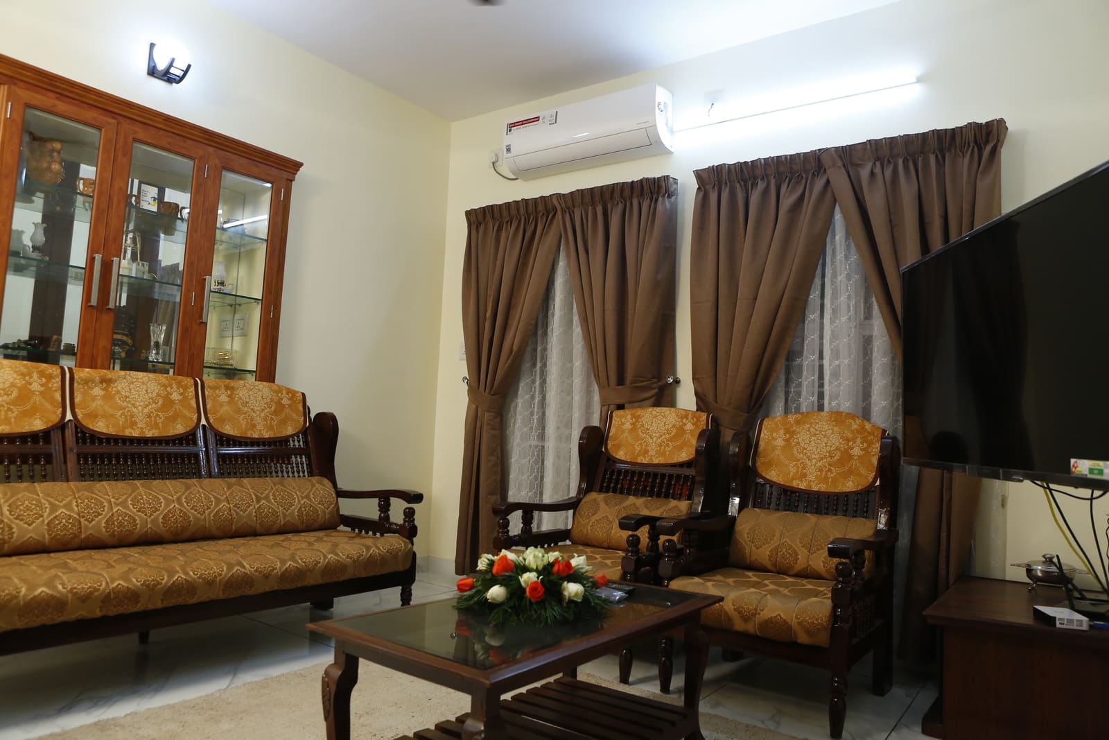 Furnished interior